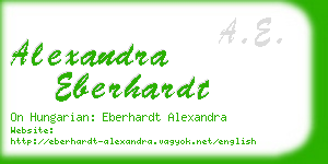 alexandra eberhardt business card